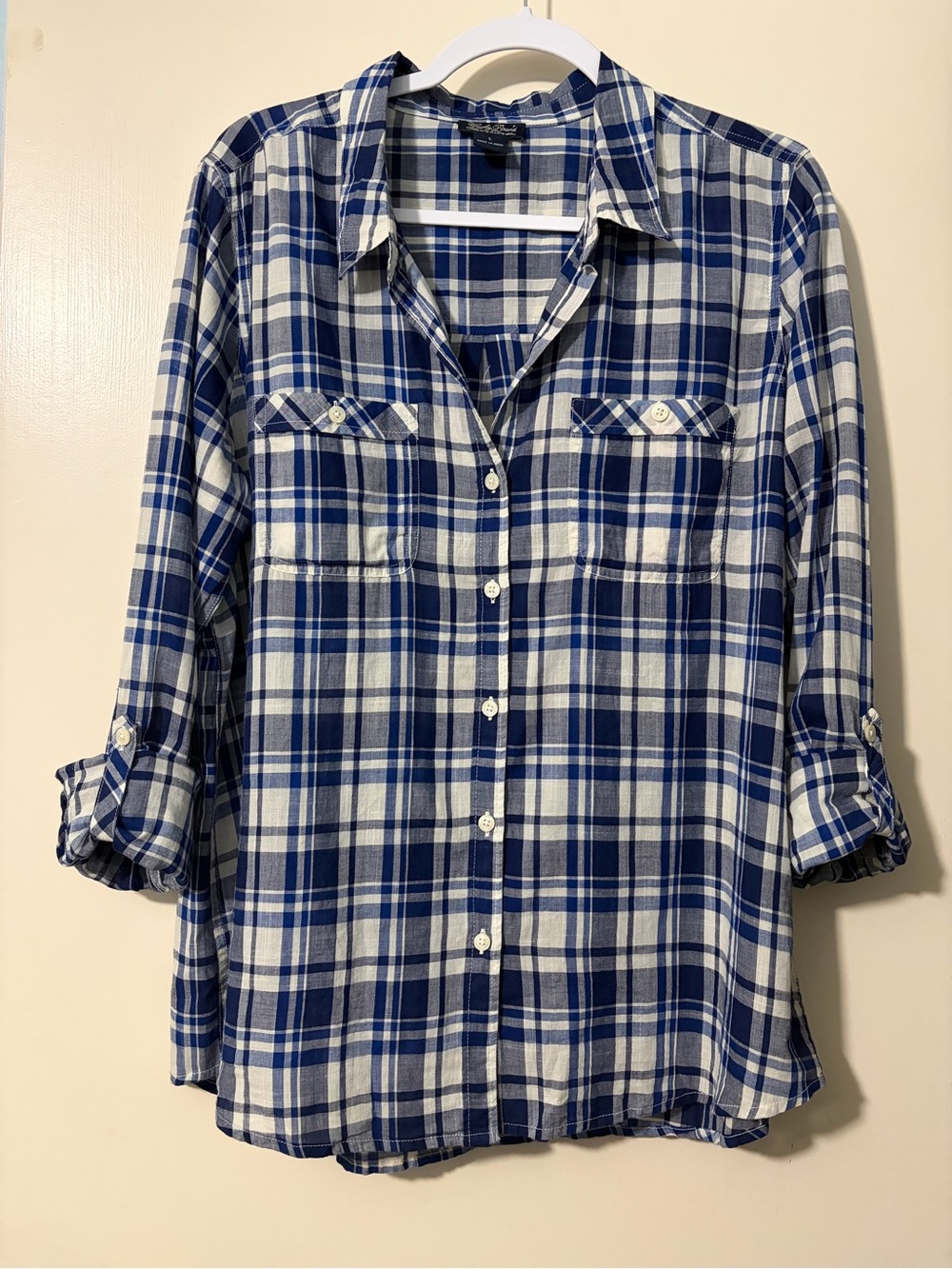 Lucky Brand Women’s L 3/4 or long sleeve button up shirt